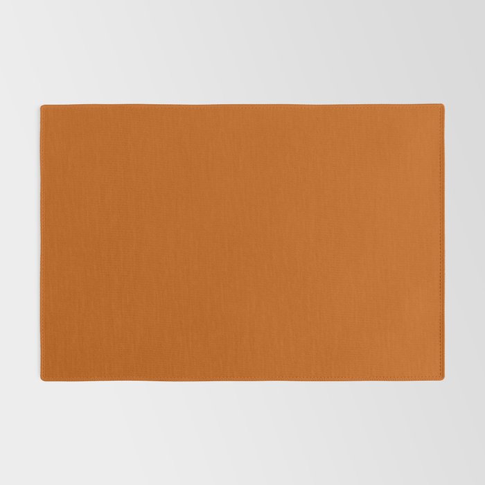 Rust Solid Rug Gallery Image 2