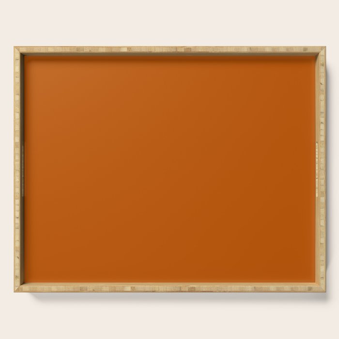 Rust Solid Serving Tray Gallery Image 1