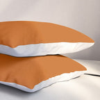 Rust Solid Pillow Sham Gallery Image 3