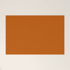 Rust Solid Welcome Mat Gallery Image 1