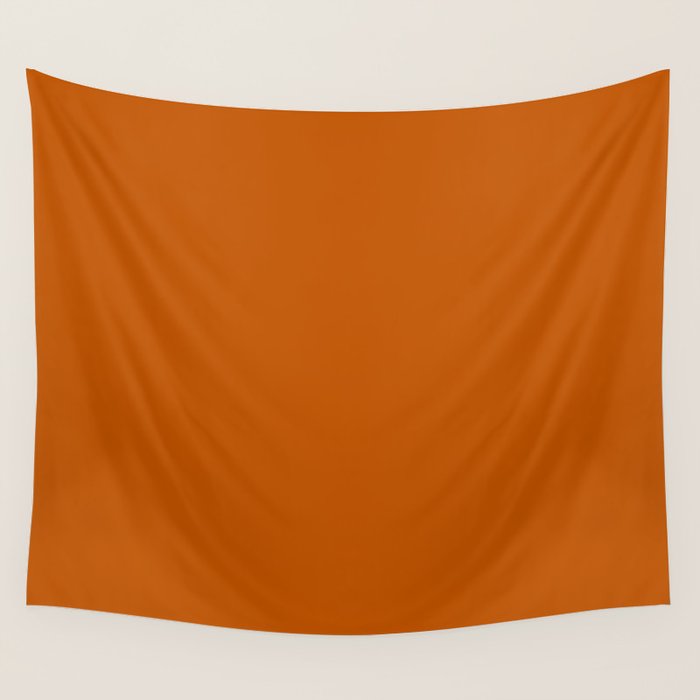 Rust Solid Wall Tapestry Gallery Image 4