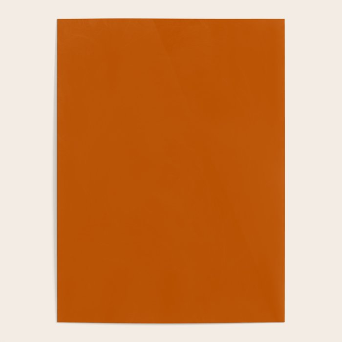 Rust Solid Poster Gallery Image 1