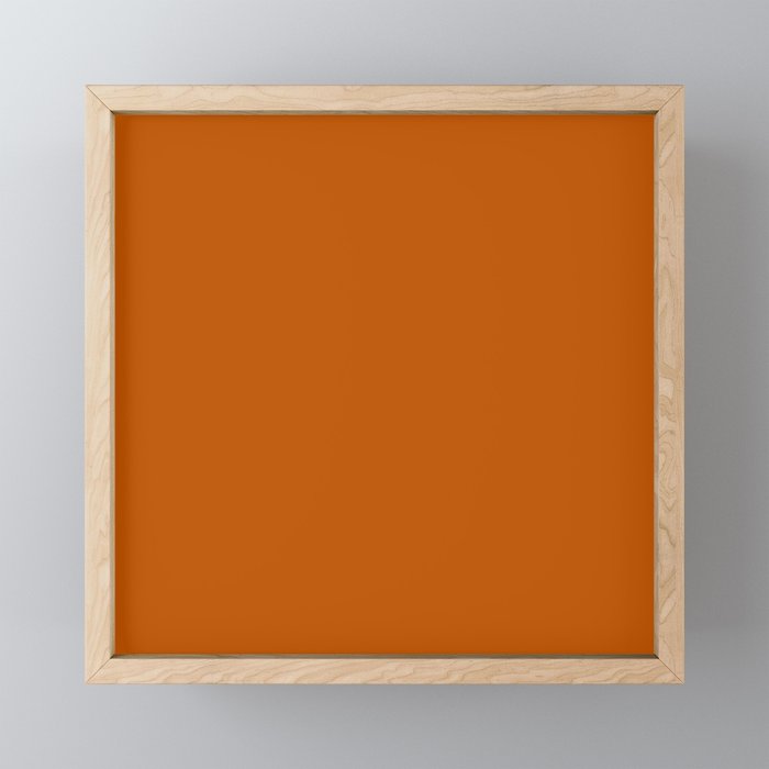 Rust Solid Mini Art Print Gallery Image 1