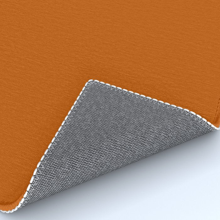 Rust Solid Rug Gallery Image 4