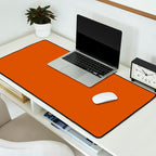 Rust Solid Desk Mat Gallery Image 2