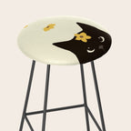 Hidden cat 20 spring yellow flower Stool Gallery Image 2