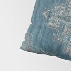 blue oriental vintage rug Pillow Sham Gallery Image 4
