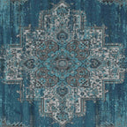 blue oriental vintage rug Coffee Mug Gallery Image 2