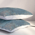 blue oriental vintage rug Pillow Sham Gallery Image 3