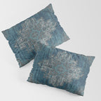 blue oriental vintage rug Pillow Sham Gallery Image 3