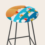 Birds Flying High In The Sky Stool Gallery Image 2