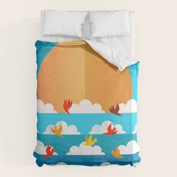 Birds Flying High In The Sky Duvet Cover Gallery Image 6