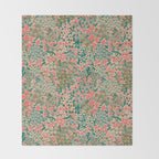 BENGAL KUMA FLORAL Throw Blanket Gallery Image 2