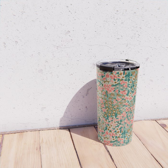 BENGAL KUMA FLORAL Travel Mug Gallery Image 4