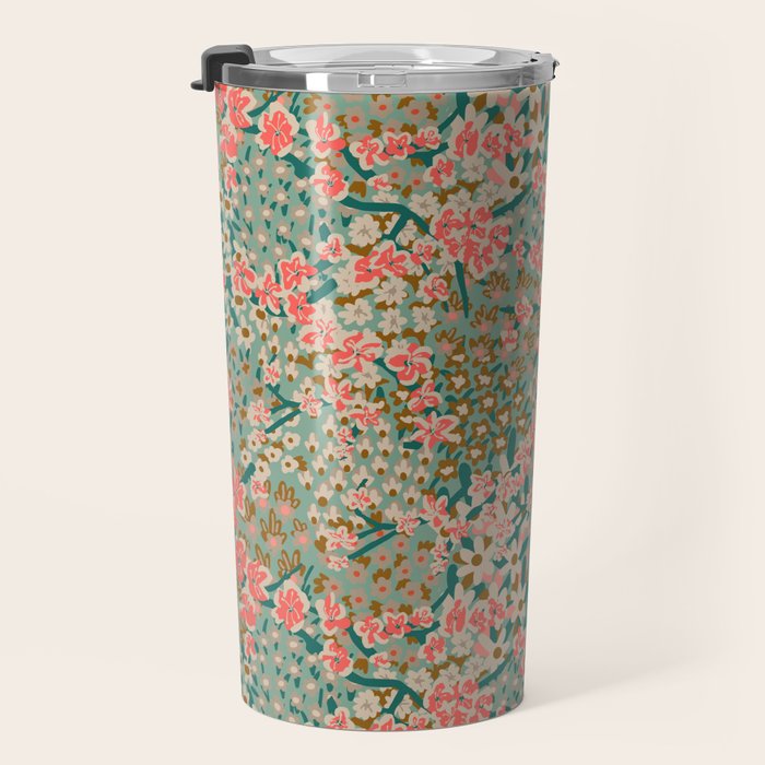 BENGAL KUMA FLORAL Travel Mug Gallery Image 3