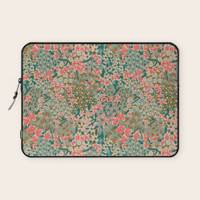 BENGAL KUMA FLORAL Laptop Sleeve Gallery Image 1