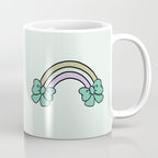 Bow Rainbow in Blue Coffee Mug Gallery Image 1