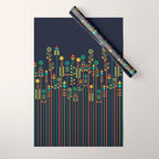 Overgrown flowers Wrapping Paper Gallery Image 1