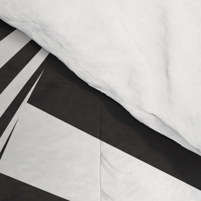 Black And  White Pop Art Optical Illusion Comforter Gallery Image 4