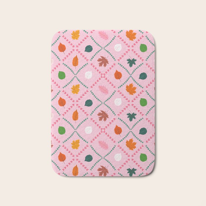 Autumn leaf color Bath Mat Gallery Image 1