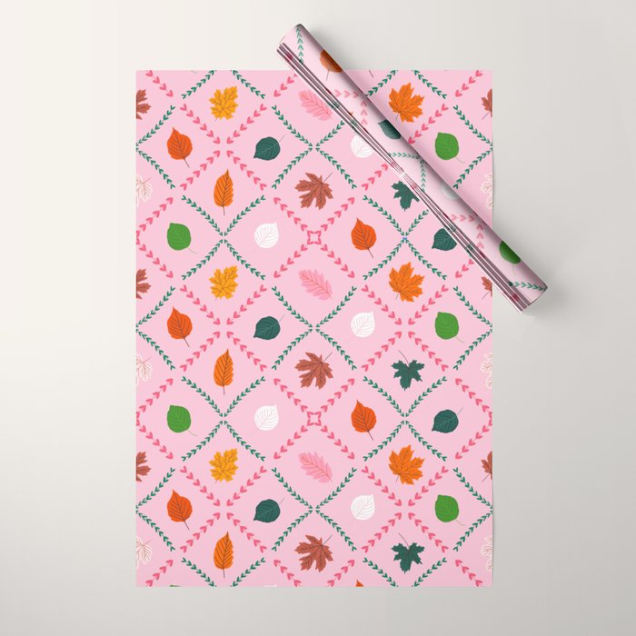 Autumn leaf color Wrapping Paper Gallery Image 1