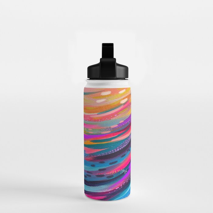 EttaVee Brushstroke no.126 Water Bottle Gallery Image 2
