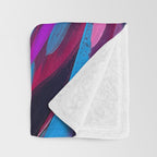 EttaVee Brushstroke no.126 Throw Blanket Gallery Image 3
