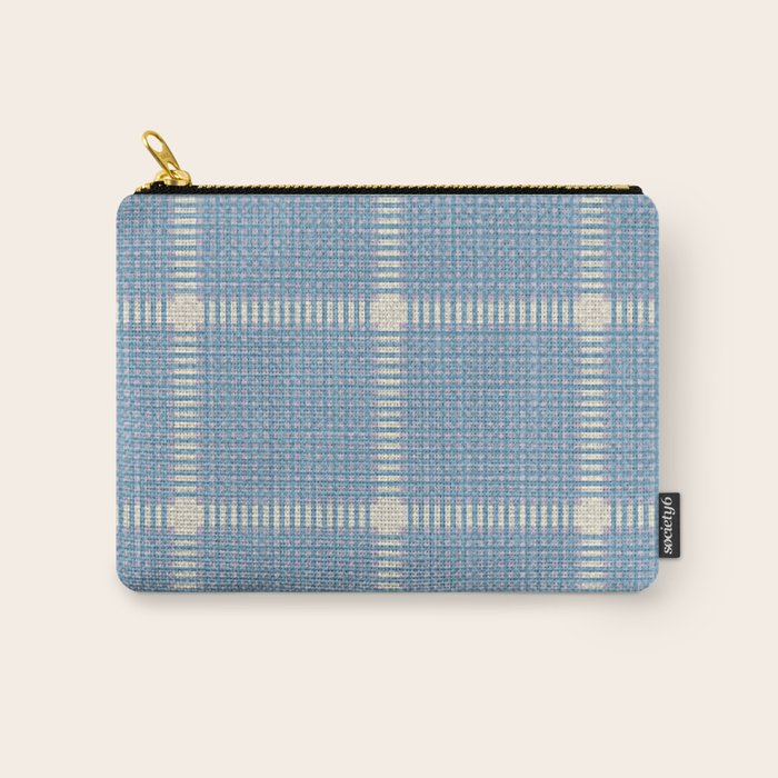 Cross Check Seaside Blue x Cream x Lavender Carry All Pouch Gallery Image 1