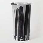 Surfers, Vintage Black and White Art Travel Mug Gallery Image 3