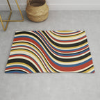 Wavy Stripes IX - Bauhaus Palette Rug Gallery Image 1