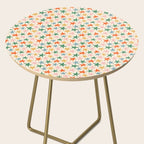 Retro christmas star shape art pattern Side Table Gallery Image 2