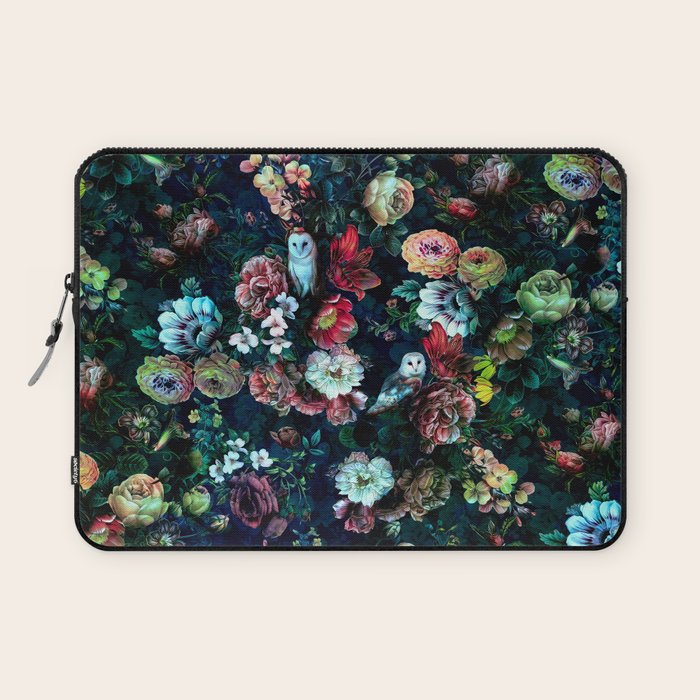 Night Garden Owls Laptop Sleeve Gallery Image 1