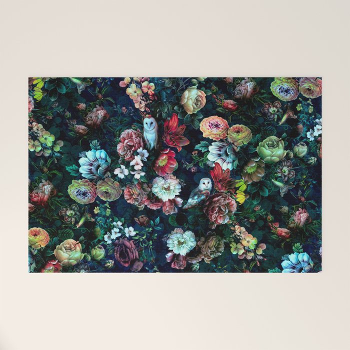 Night Garden Owls Welcome Mat Gallery Image 1