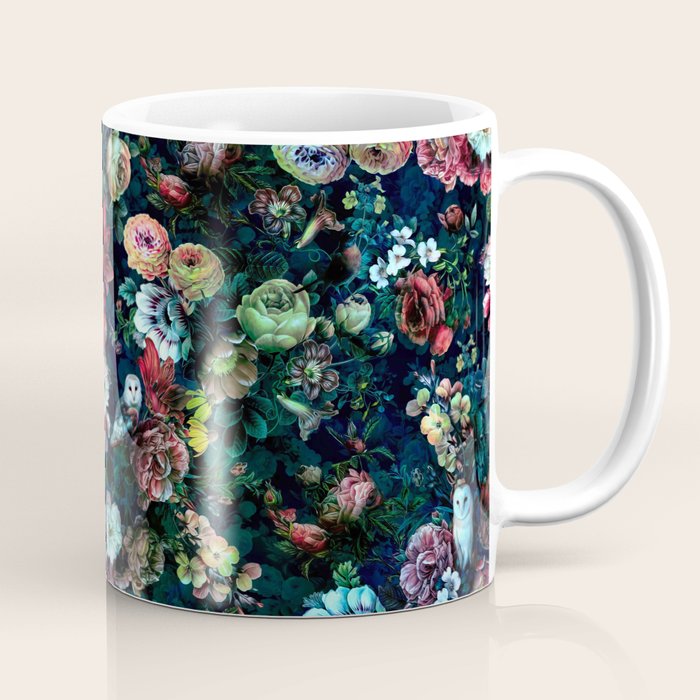 Night Garden Owls Coffee Mug Gallery Image 1