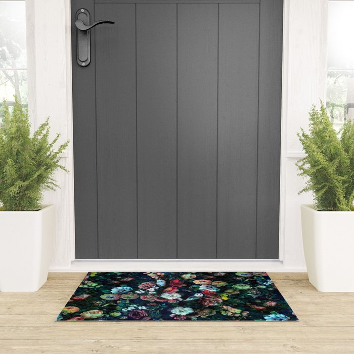 Night Garden Owls Welcome Mat Gallery Image 3