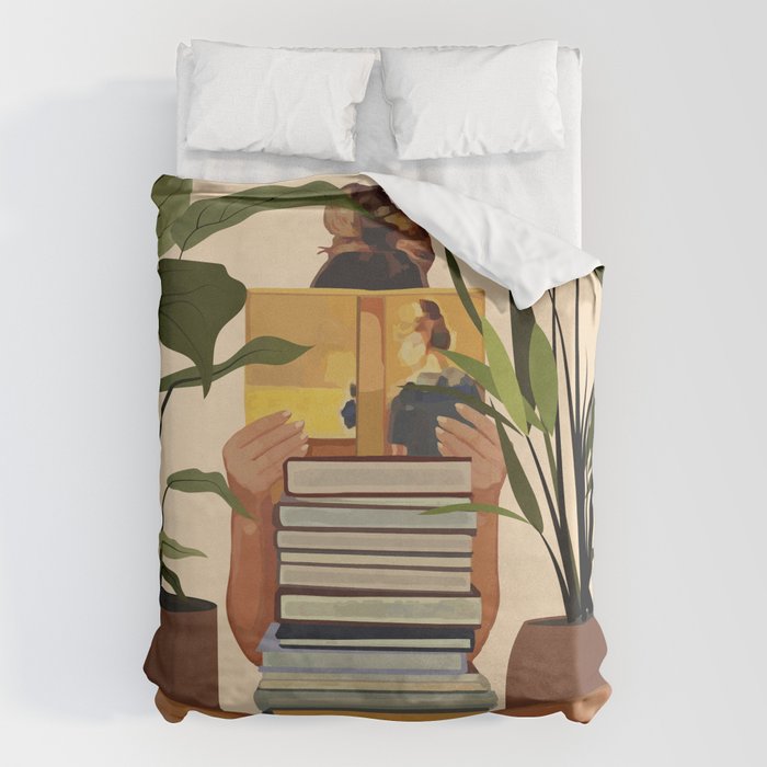 Book Lover Duvet Cover Gallery Image 1