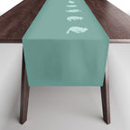 Cat and Plant 54 Table Runner Gallery Image 1