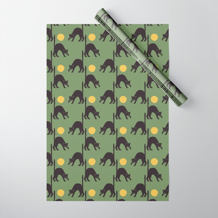Angry Cat Wrapping Paper Gallery Image 1