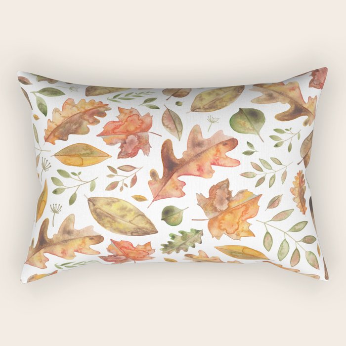 Autumn/Fall Leaves Rectangular Pillow Gallery Image 1