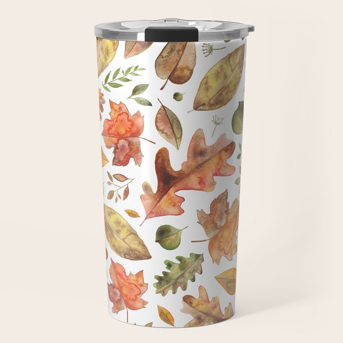 Autumn/Fall Leaves Travel Mug Gallery Image 1