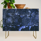 Water - Abstract Watercolor and Ink Credenza Gallery Image 1