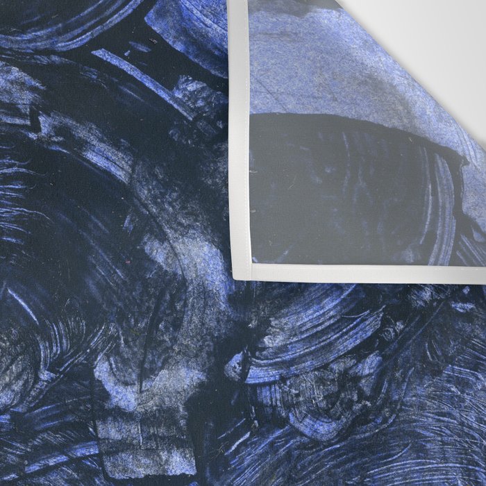 Water - Abstract Watercolor and Ink Wall Tapestry Gallery Image 3