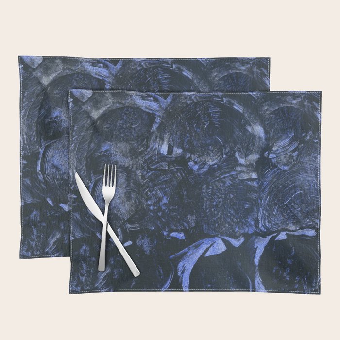 Water - Abstract Watercolor and Ink Placemat Gallery Image 1