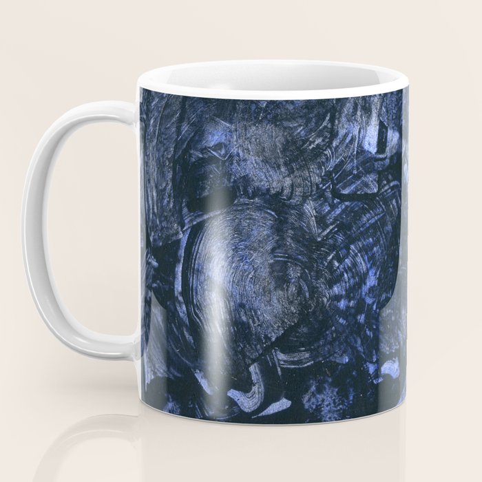 Water - Abstract Watercolor and Ink Coffee Mug Gallery Image 3
