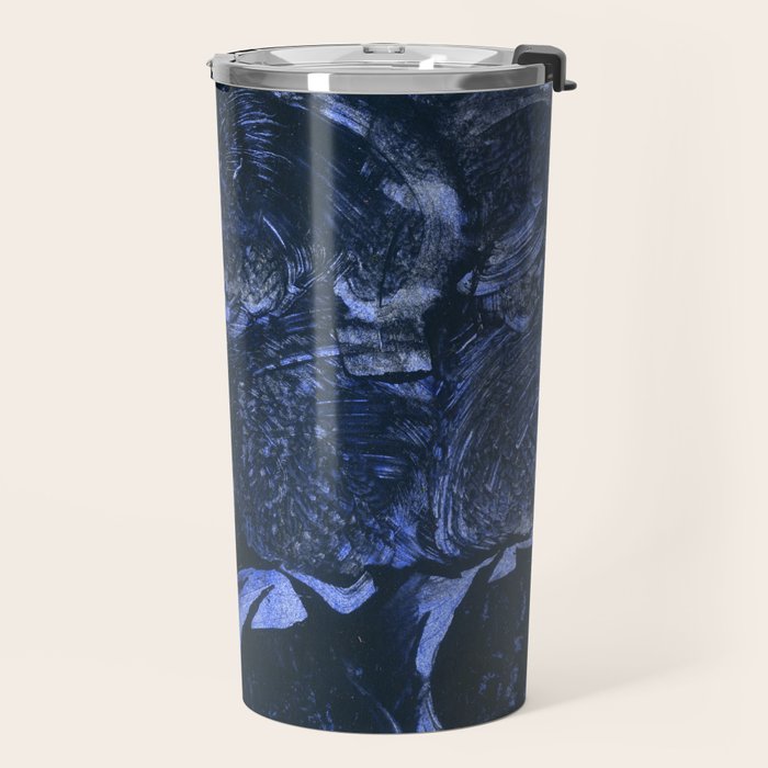 Water - Abstract Watercolor and Ink Travel Mug Gallery Image 2