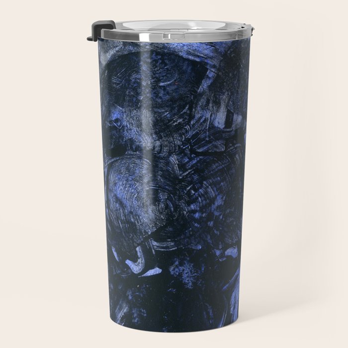 Water - Abstract Watercolor and Ink Travel Mug Gallery Image 3