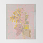 the first plant · tuesday mix mit resten Throw Blanket Gallery Image 2