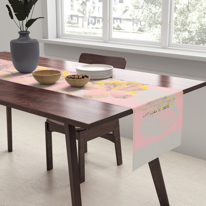 the first plant · tuesday mix mit resten Table Runner Gallery Image 2