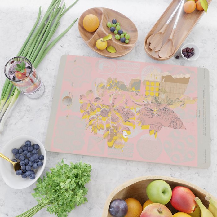 the first plant · tuesday mix mit resten Cutting Board Gallery Image 2
