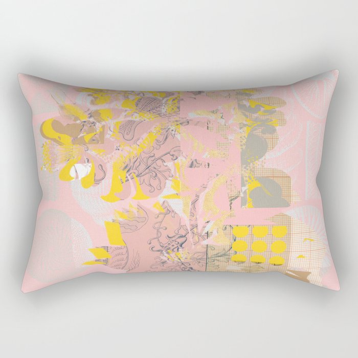 the first plant · tuesday mix mit resten Rectangular Pillow Gallery Image 1